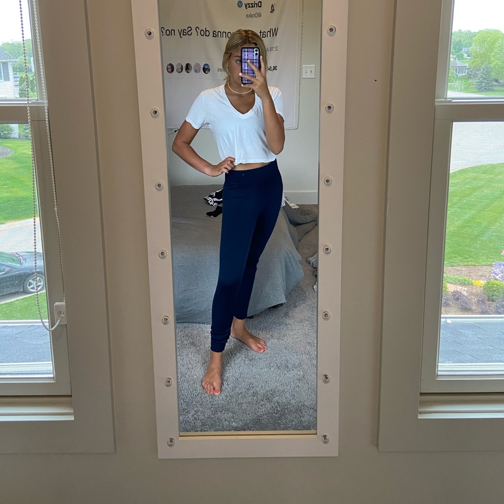 Navy Blue Leggings